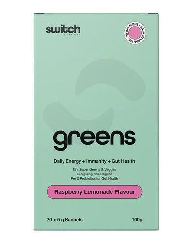 SWITCH GREENS NEW & IMPROVED 20 SERVES BOX