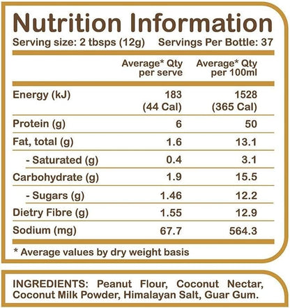 Yum Natural PPB Powdered Peanut Butter - Victorious Fitness Supplements Hervey Bay