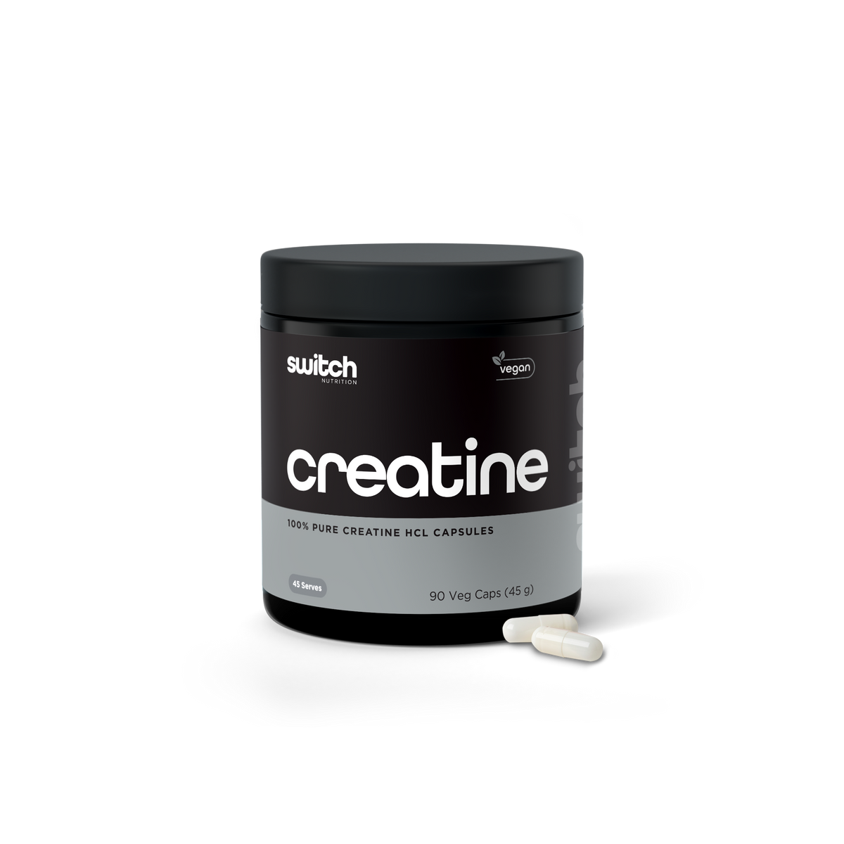 Switch Nutrition Creatine HCL Capsules - Victorious Fitness Supplements Hervey Bay