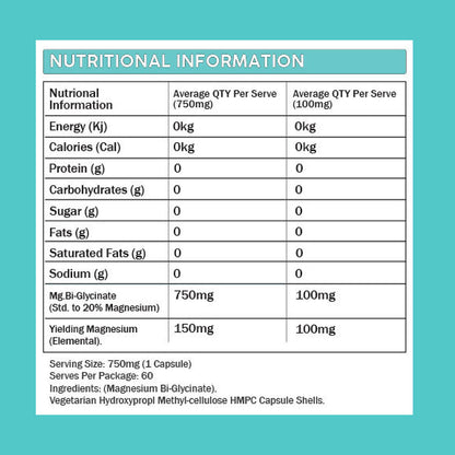 Primabolics Magnesium Bi-Glycinate - Victorious Fitness Supplements Hervey Bay