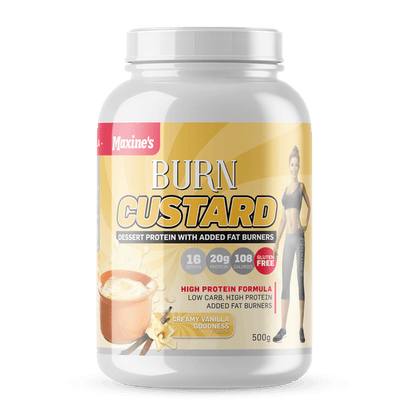 Maxine's Burn Custard - Victorious Fitness Supplements Hervey Bay