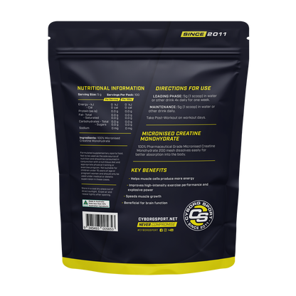 Cyborg Sport Micronised Creatine Monohydrate - Victorious Fitness Supplements Hervey Bay