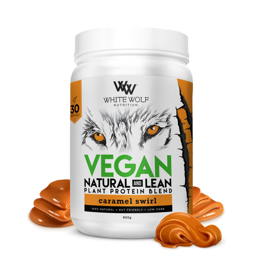 White Wolf Nutrition Natural + Lean Vegan Protein - Victorious Fitness Supplements Hervey Bay