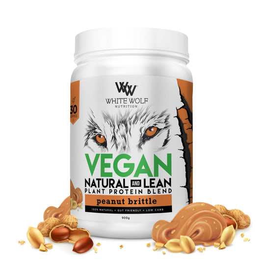 White Wolf Nutrition Natural + Lean Vegan Protein - Victorious Fitness Supplements Hervey Bay