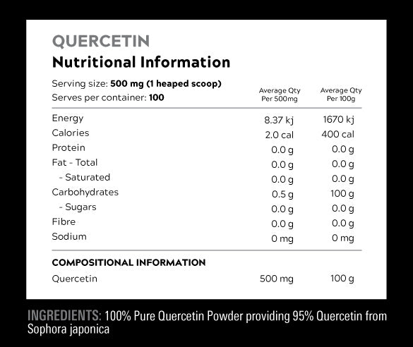 Switch Nutrition Quercetin - Victorious Fitness Supplements Hervey Bay