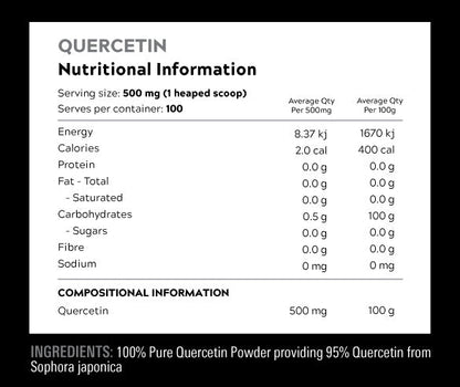 Switch Nutrition Quercetin - Victorious Fitness Supplements Hervey Bay