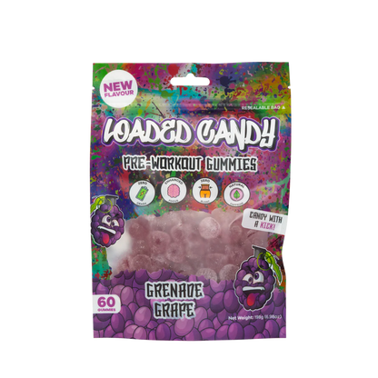 PRE-WORKOUT GUMMIES BY LOADED CANDY