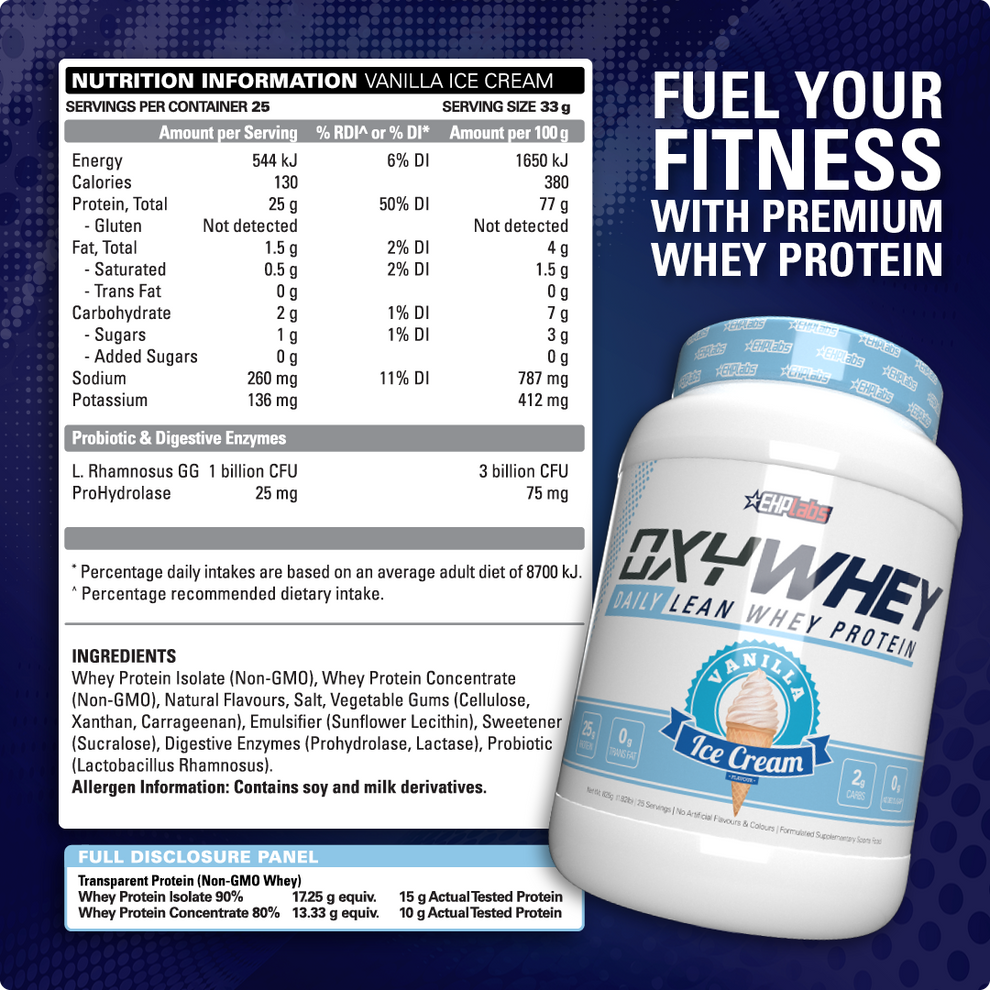 EHP Labs Oxywhey - Victorious Fitness Supplements Hervey Bay