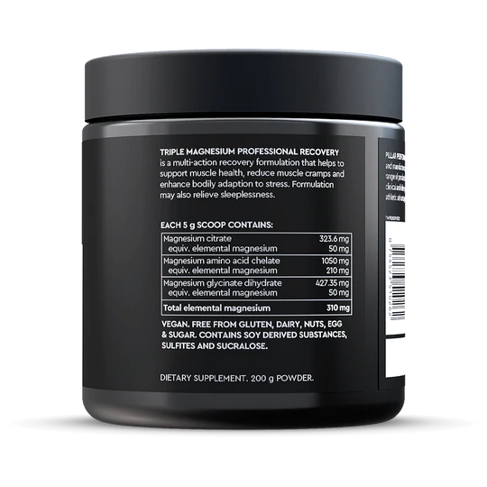 Pillar Performance Triple Magnesium Powder - Victorious Fitness Supplements Hervey Bay