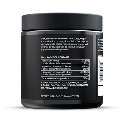 Pillar Performance Triple Magnesium Powder - Victorious Fitness Supplements Hervey Bay