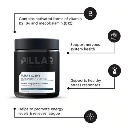 Pillar Performance Ultra B Active - Victorious Fitness Supplements Hervey Bay