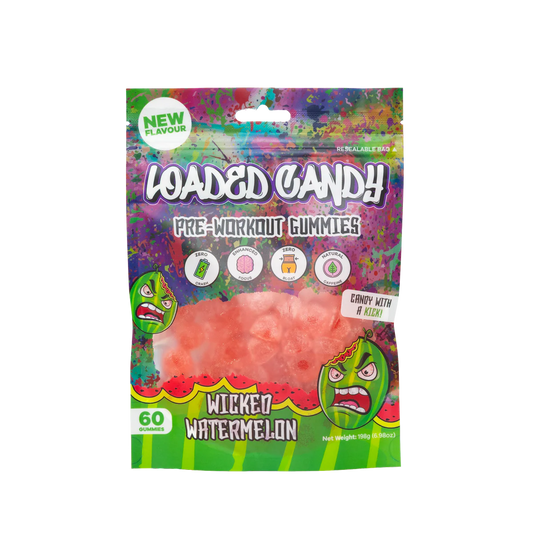 PRE-WORKOUT GUMMIES BY LOADED CANDY