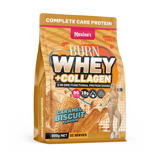 Maxine's Burn Whey + Collagen - Victorious Fitness Supplements Hervey Bay