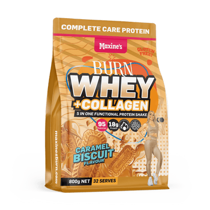 Maxine's Burn Whey + Collagen - Victorious Fitness Supplements Hervey Bay