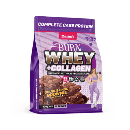 Maxine's Burn Whey + Collagen - Victorious Fitness Supplements Hervey Bay