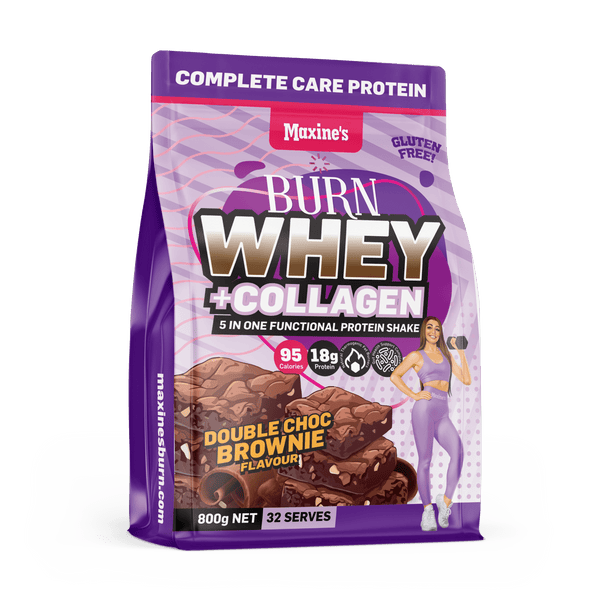 Maxine's Burn Whey + Collagen - Victorious Fitness Supplements Hervey Bay