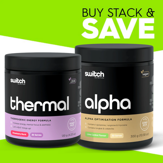 Switch Nutrition Male Fat Burn Stack - Victorious Fitness Supplements Hervey Bay