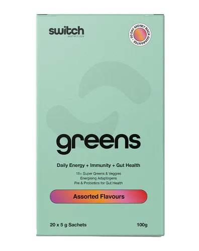 SWITCH GREENS NEW & IMPROVED 20 SERVES BOX