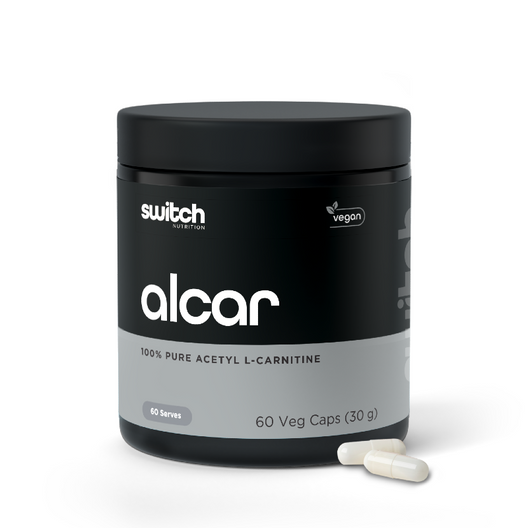 Switch Nutrition ALCAR Capsules - Victorious Fitness Supplements Hervey Bay